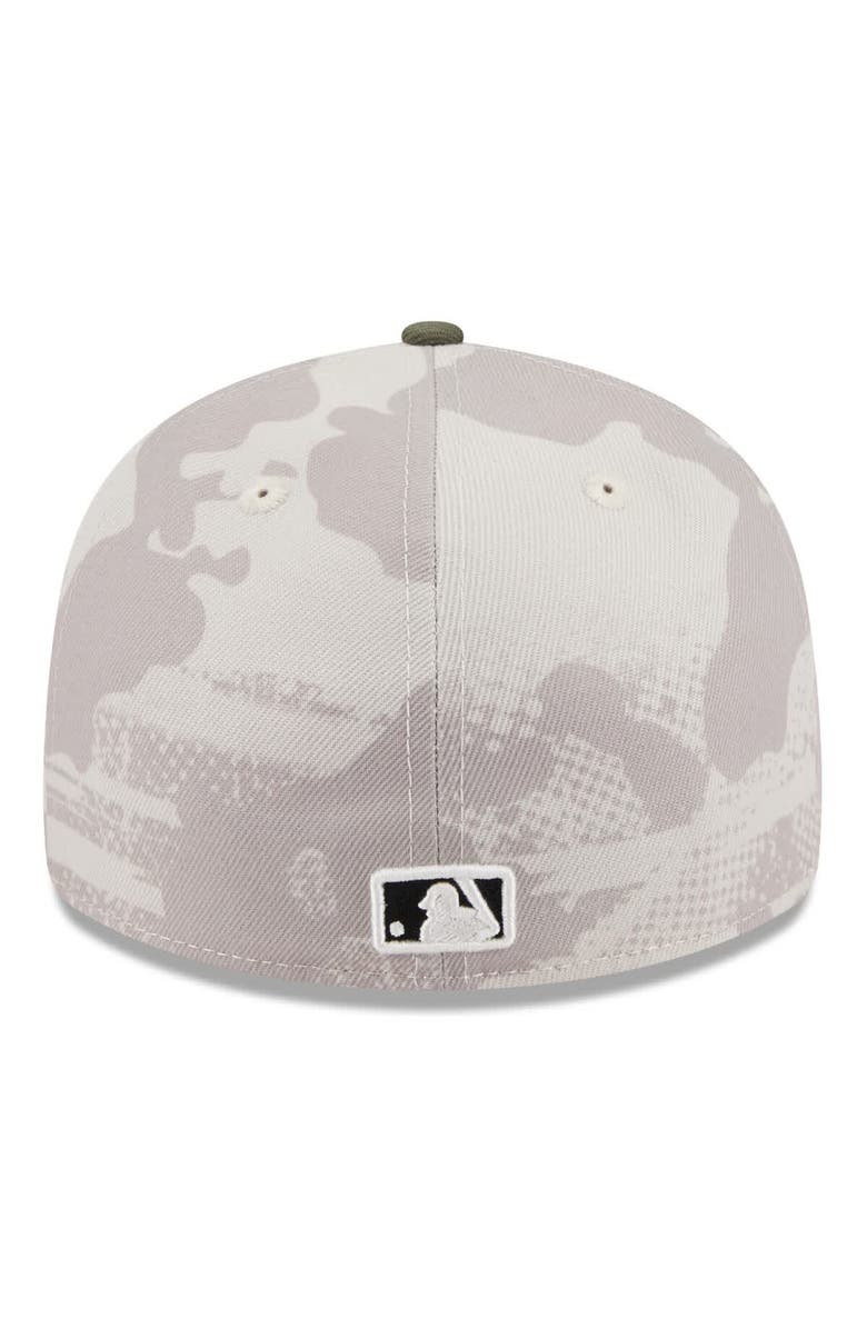 New Era Men's New Era Light Beige/Olive Houston Astros 2025 Armed Forces Day Low Profile 59FIFTY Fitted Hat, Alternate, color, Light Beige