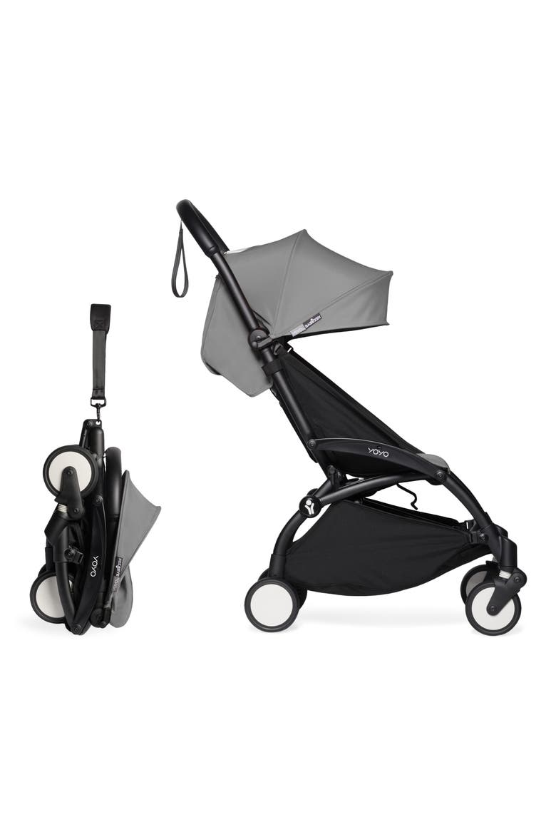 YOYO² Stroller Bundle with Frame & Color Pack, Alternate, color, BLACK W GREY