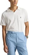 Polo Ralph Lauren Johnny Collar Cotton & Linen Pocket Polo