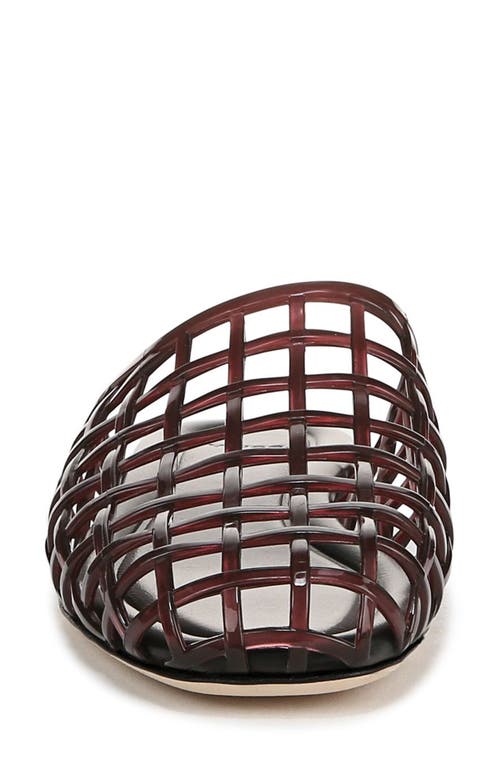 Shop Vince Barcelona Jelly Cage Mule In Ganache