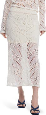 Desigual Open Stitch Knit Skirt