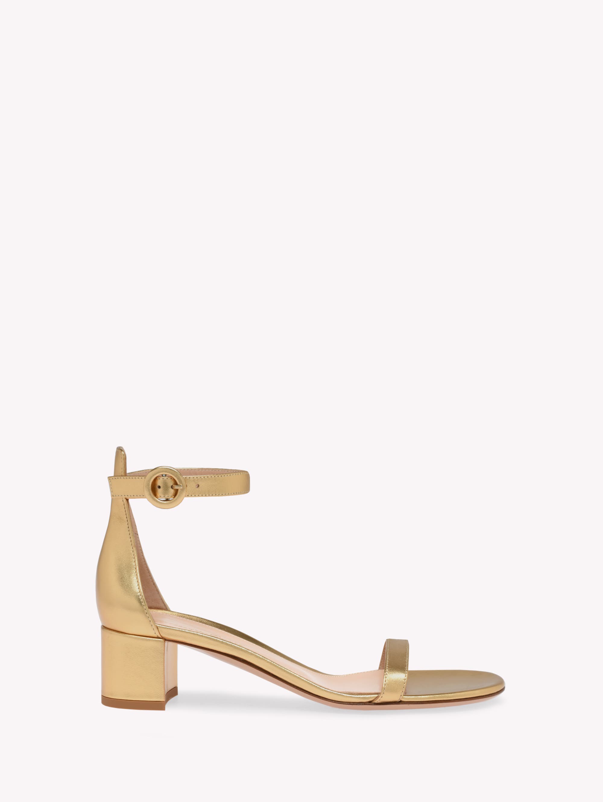 Gianvito Rossi Gaeta 45 Sandals, Alternate, color, Gold