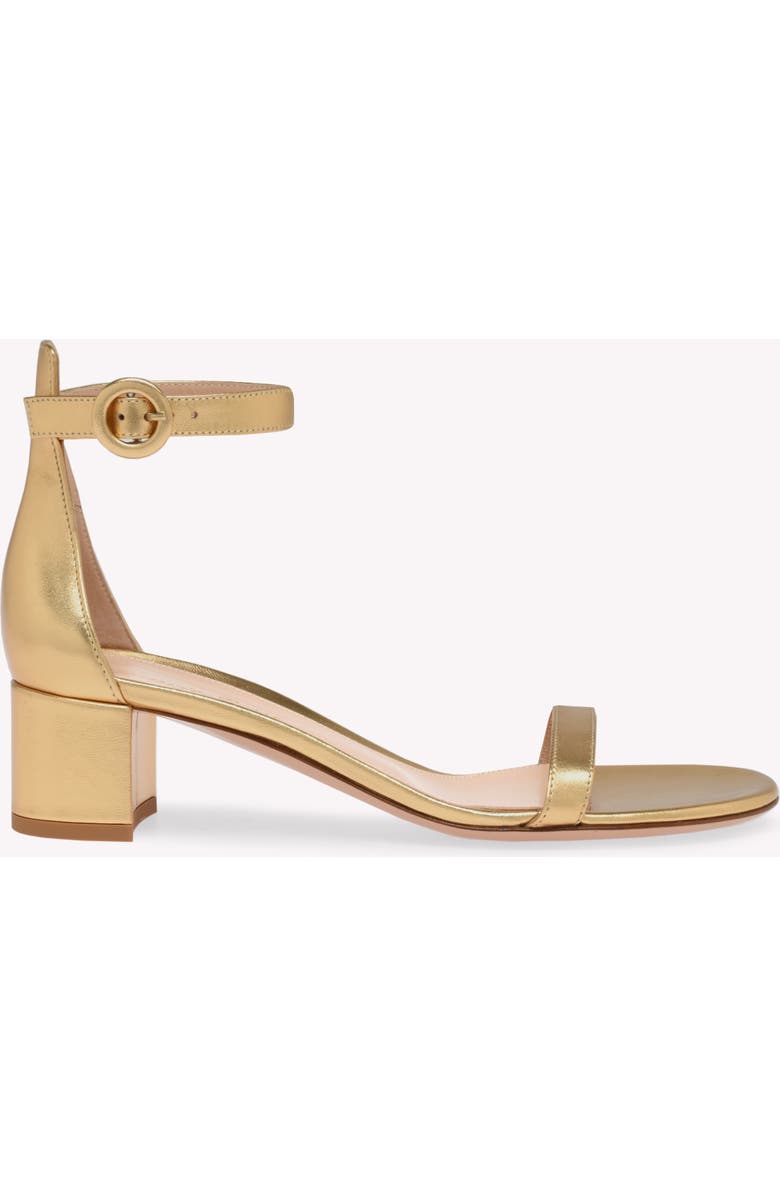 Gianvito Rossi Gaeta 45 Sandals, Alternate, color, Gold