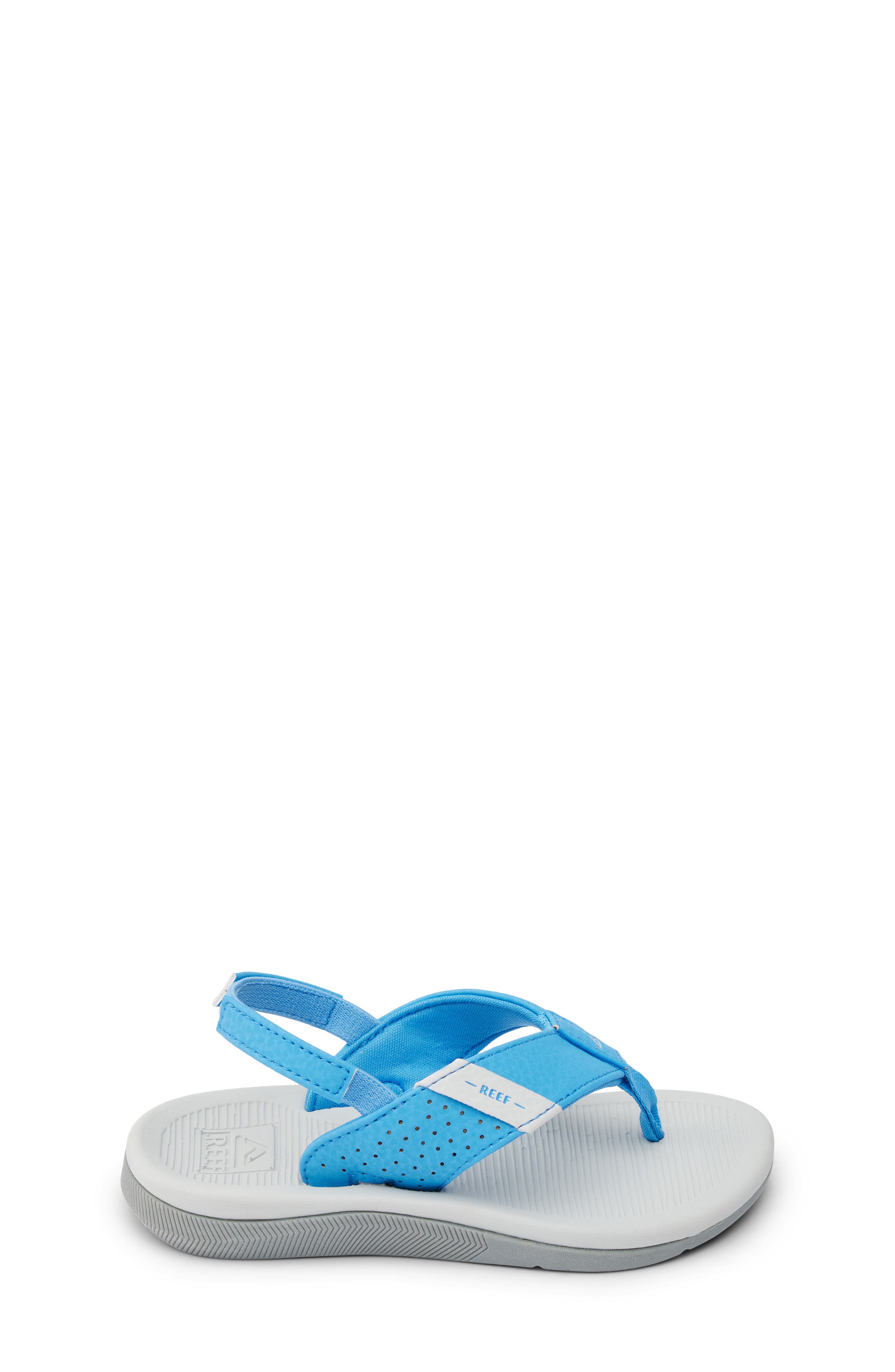 Kids' Little Santa Ana Sandal, Alternate, color, LIGHT BLUE/ LIGHT GREY