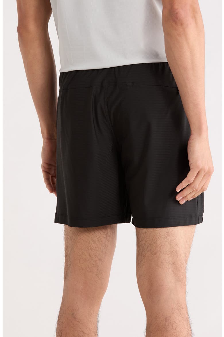 Madras Power 7-Inch Shorts, Alternate, color, BLACK