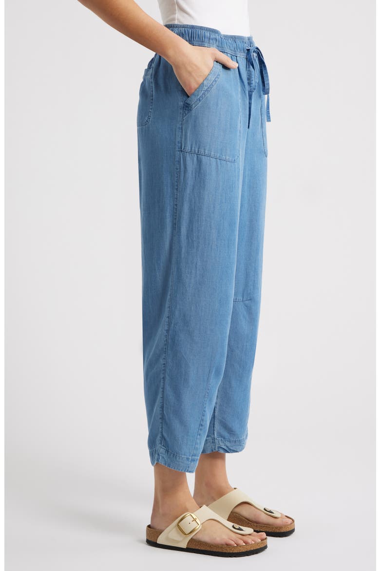 Ankle Drawstring Utility Pants, Alternate, color, MEDIUM WASH