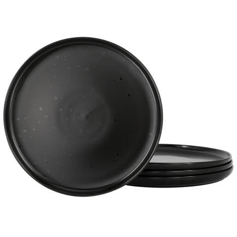 Landon 4 Piece 8.4in Round Stoneware Salad Plate Set