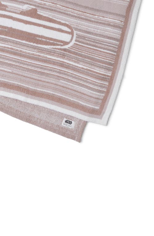 Barefoot Dreams X Star Wars Cozychic® Landspeeder Throw Blanket In Adobe Multi