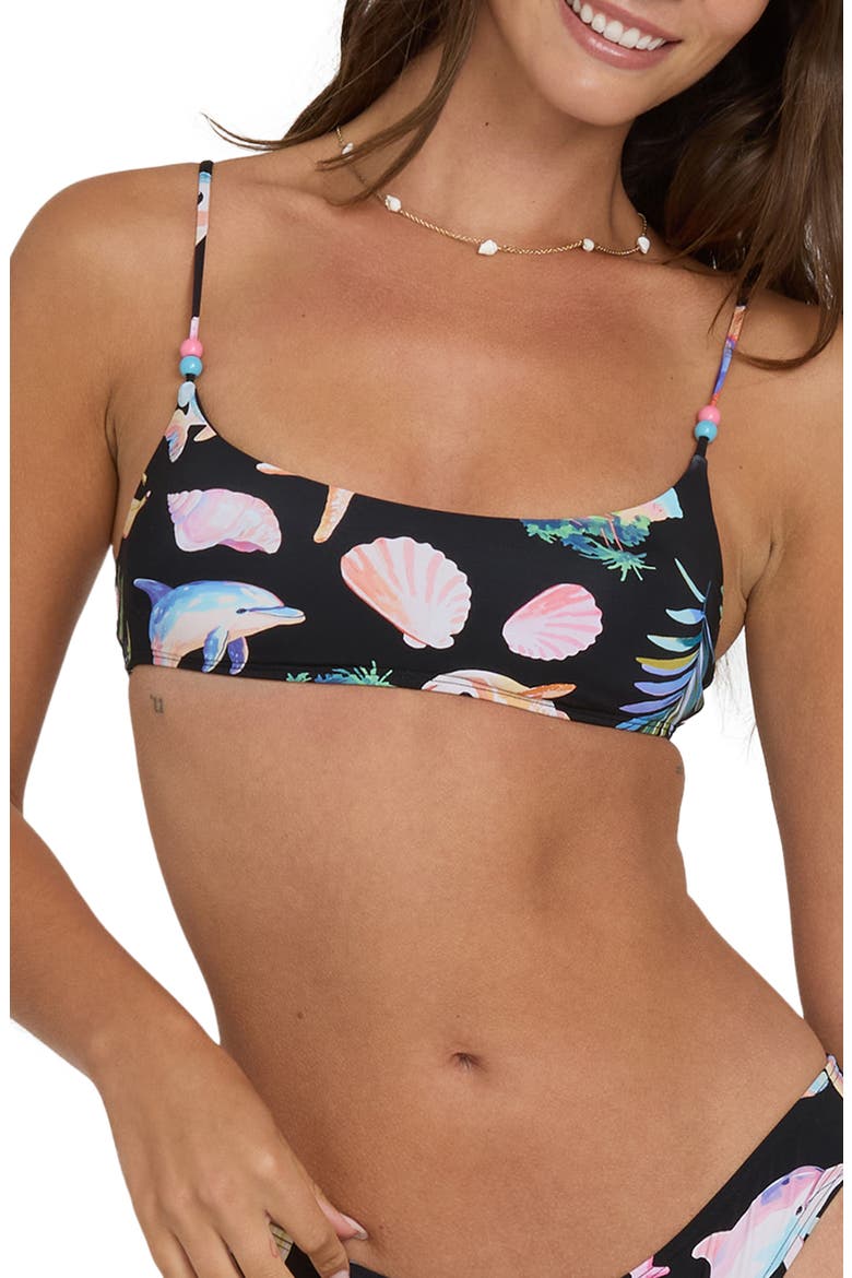 Party Wave Jaclyn Crop Bikini Top, Main, color, BLACK PEBBLE