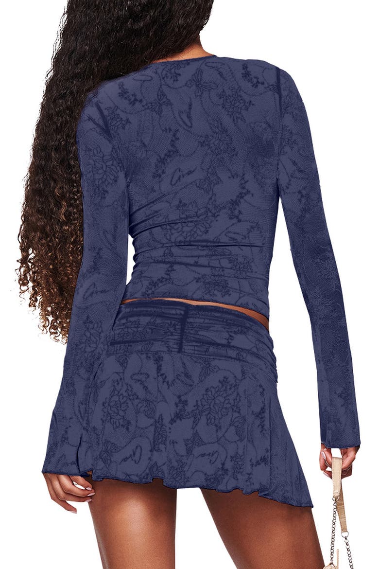 Yvette Long Sleeve Top, Alternate, color, MIDNIGHT