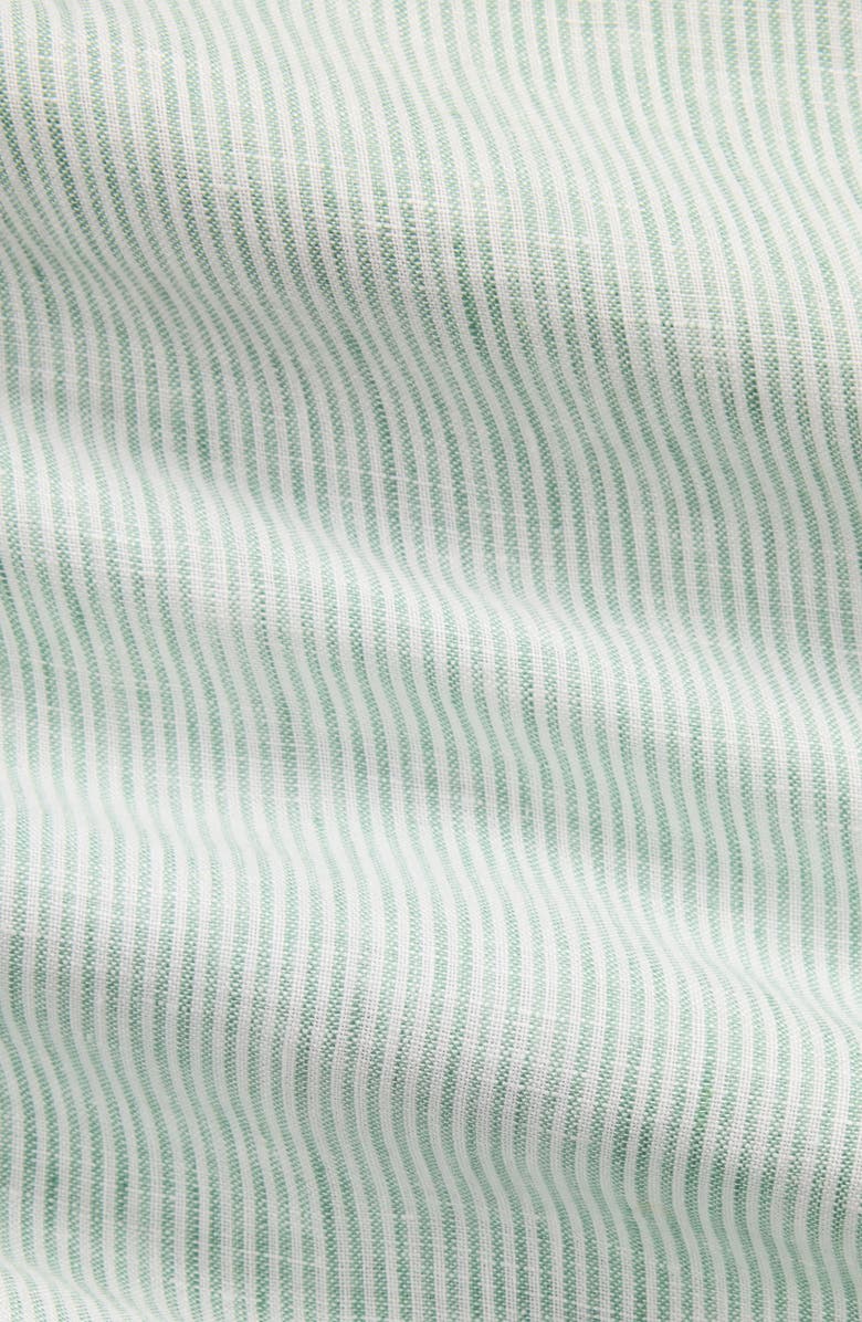 Polo Ralph Lauren Classic Fit Stripe Linen Button-Down Shirt, Alternate, color, 