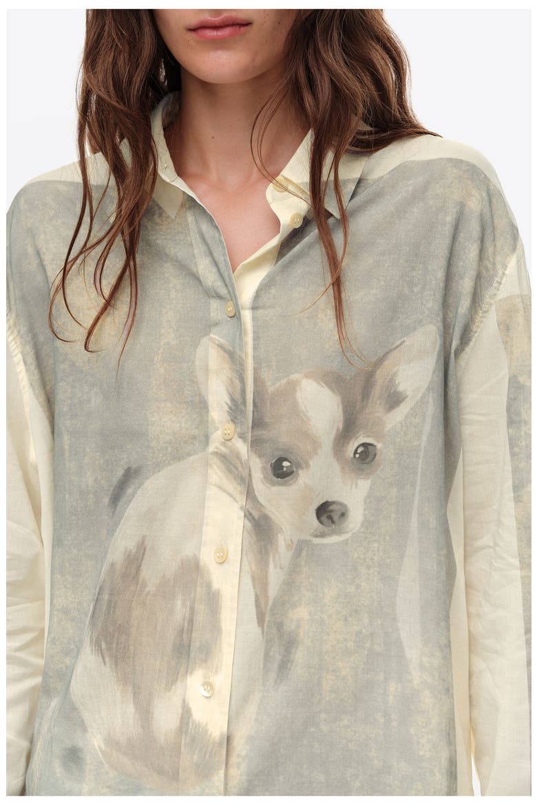 Chihuahua Placement Print Shirt, Alternate, color, CHIHUAHUA LIGHT GREY