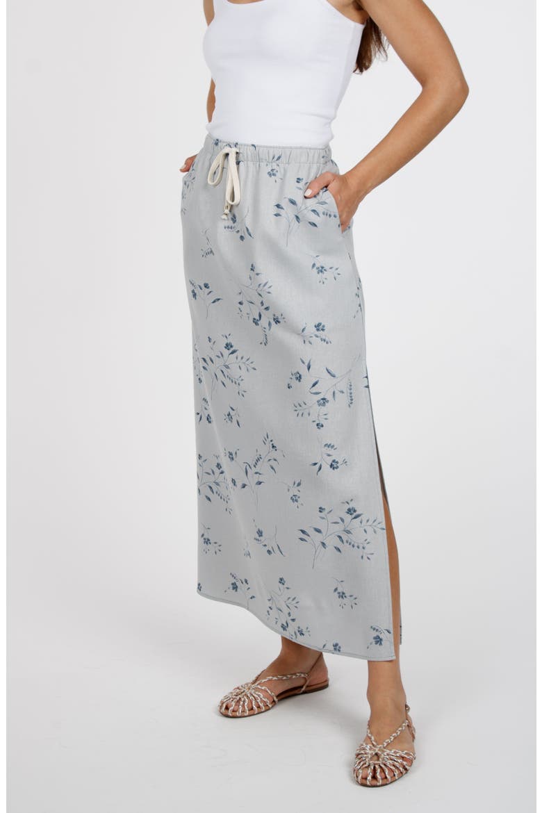 Catalina Resort Skirt, Alternate, color, Water Flower