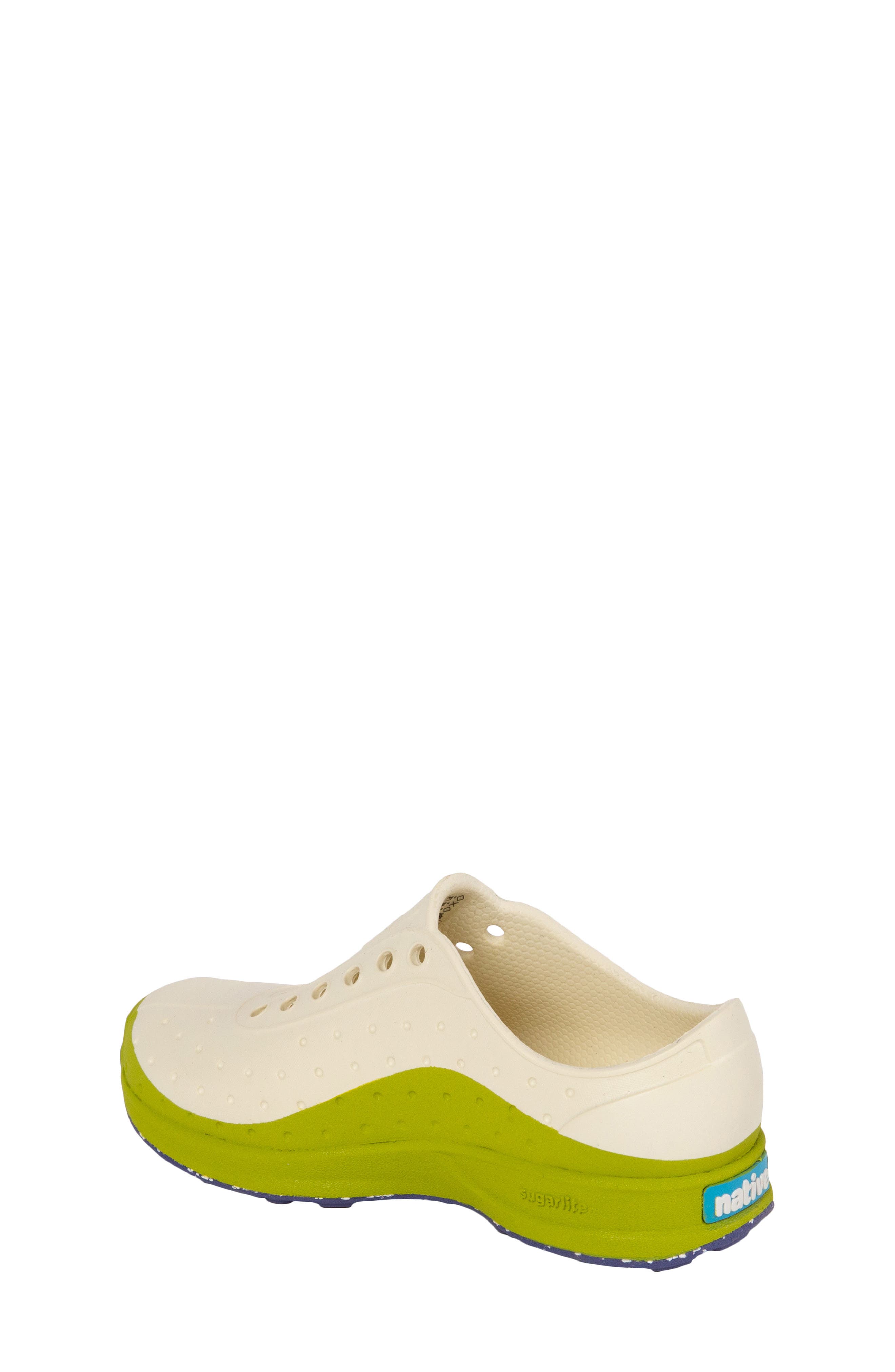 Native Shoes Kids' Robbie Roam Slip-On Sneaker, Alternate, color, Bone White/Seaweed/Ink Speckle