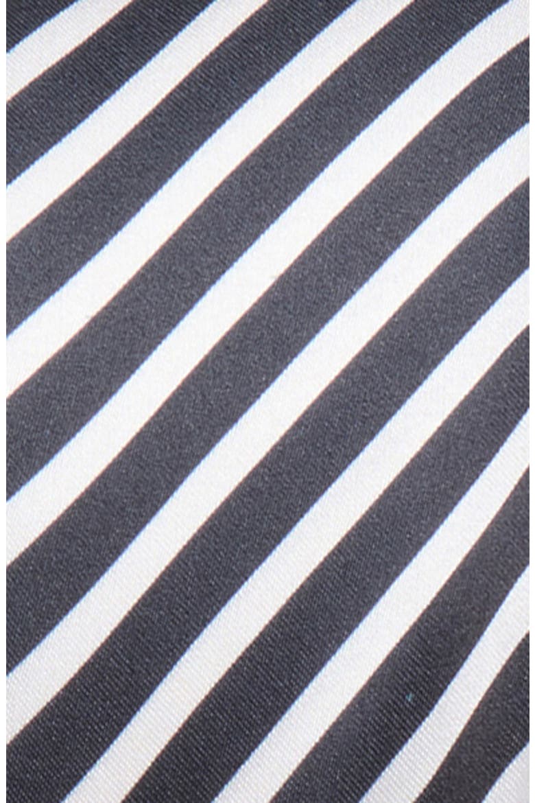 Pier Stripe Hair Scarf, Alternate, color, BLACK/ WHITE