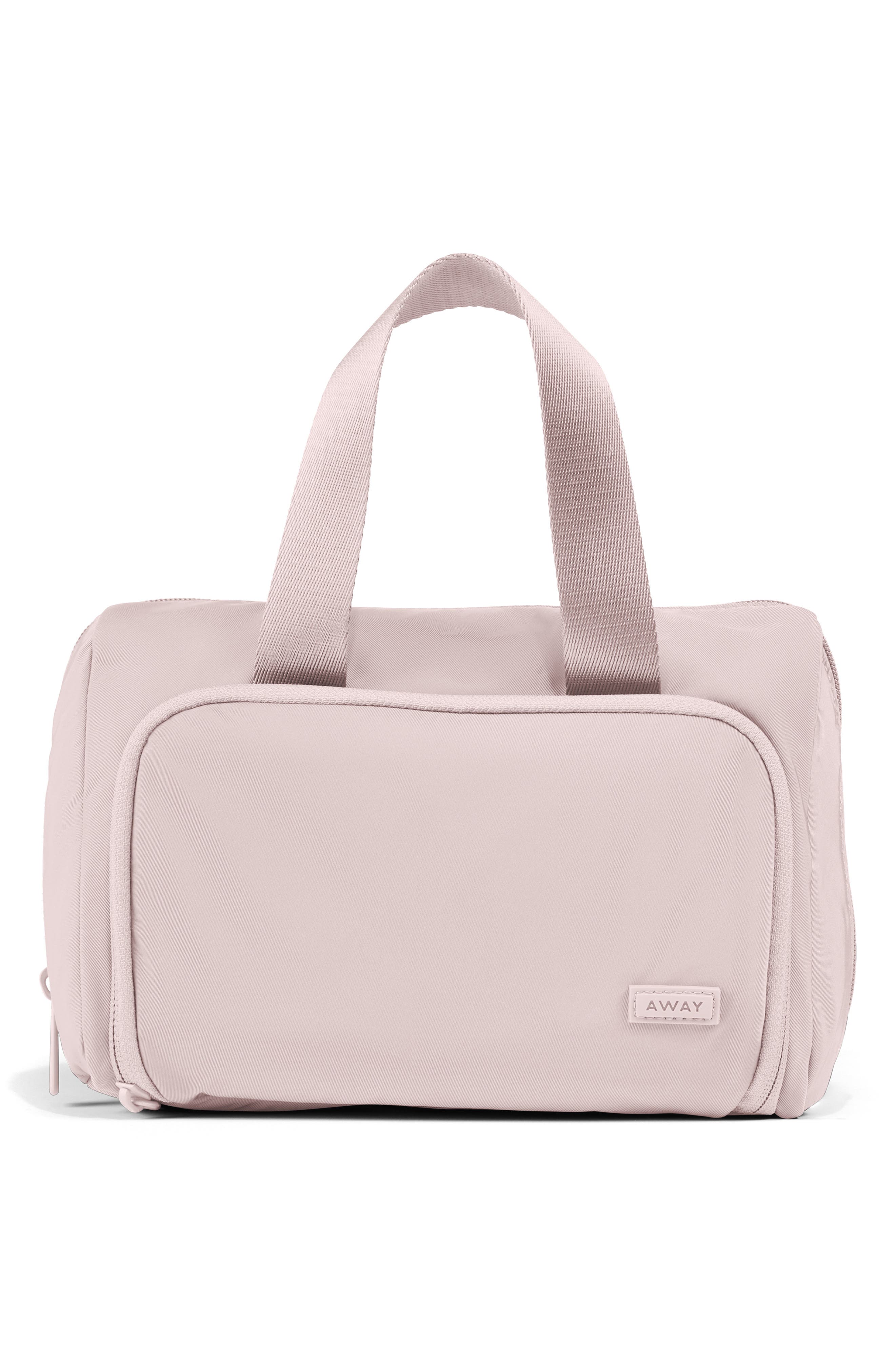 Featherlight Cosmetics Bag, Main, color, BLUSH PINK
