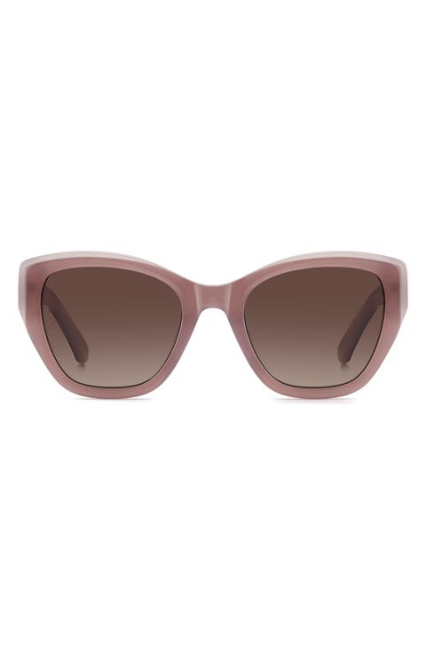 yolanda 51mm gradient cat eye sunglasses