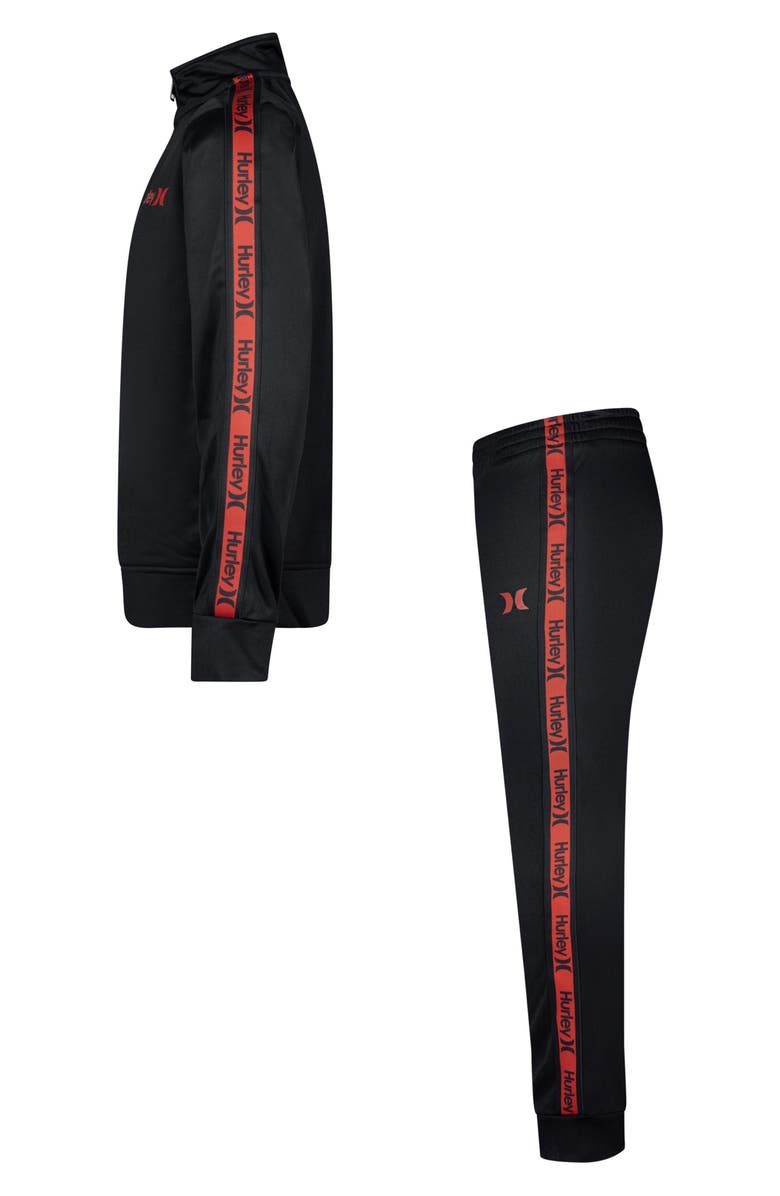 Hurley Kids' Tricot Track Jacket and Joggers Set, Alternate, color,