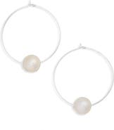 Chan Luu Freshwater Pearl Hoop Earrings