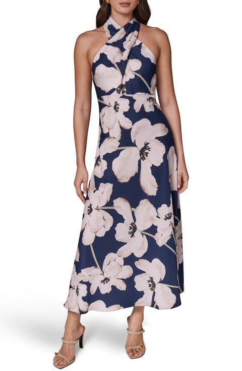 Floral Crepe Maxi Dress
