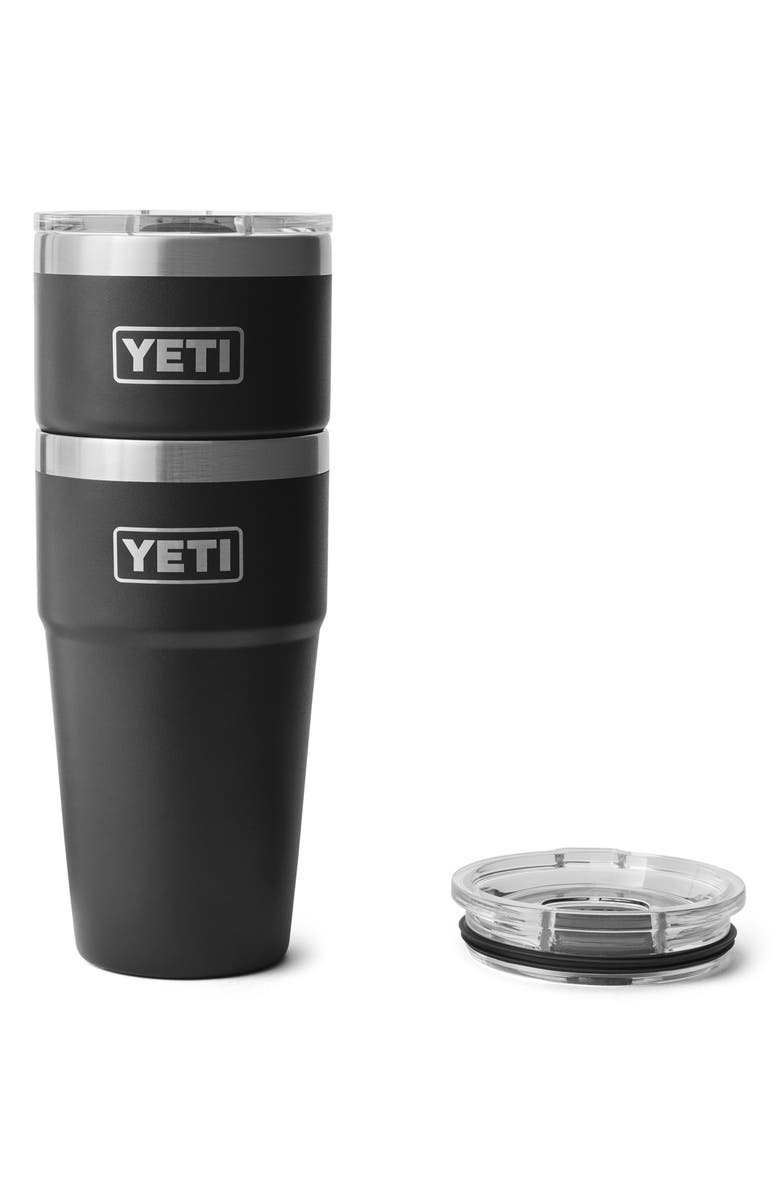 YETI Rambler 20-Ounce Stackable Cup, Alternate, color, Black