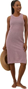 Pact Beachside Linen Crochet Cover-Up Made with Organic Cotton