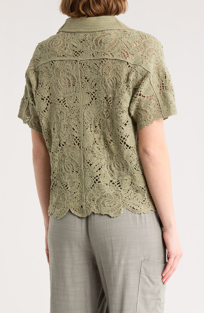 Democracy Short Sleeve Open Stitch Polo, Alternate, color, Deep Seagr