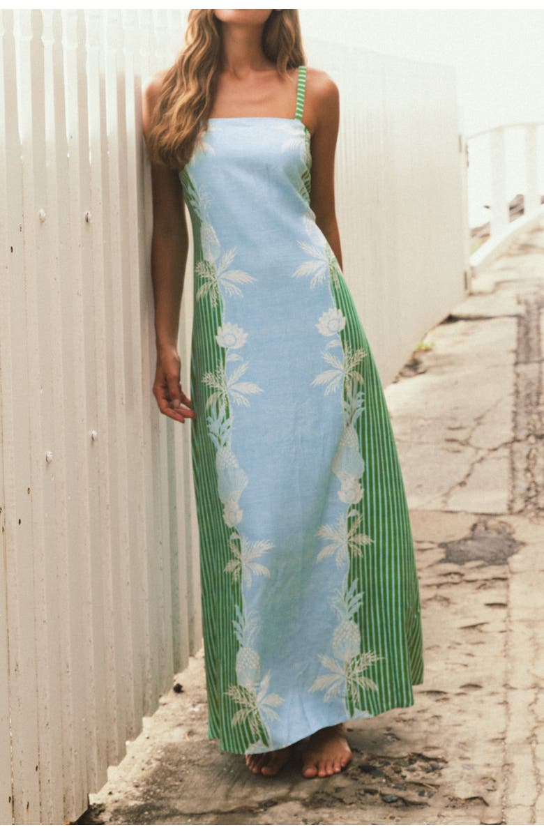 Studibaker Hawk Bellini Maxi Dress, Alternate, color, Blue