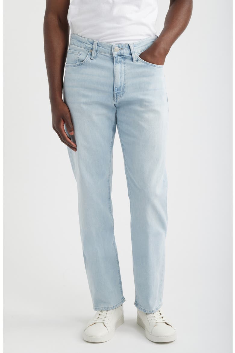 Zach Straight Leg Jeans, Main, color, BLEACHED OCEAN BLUE