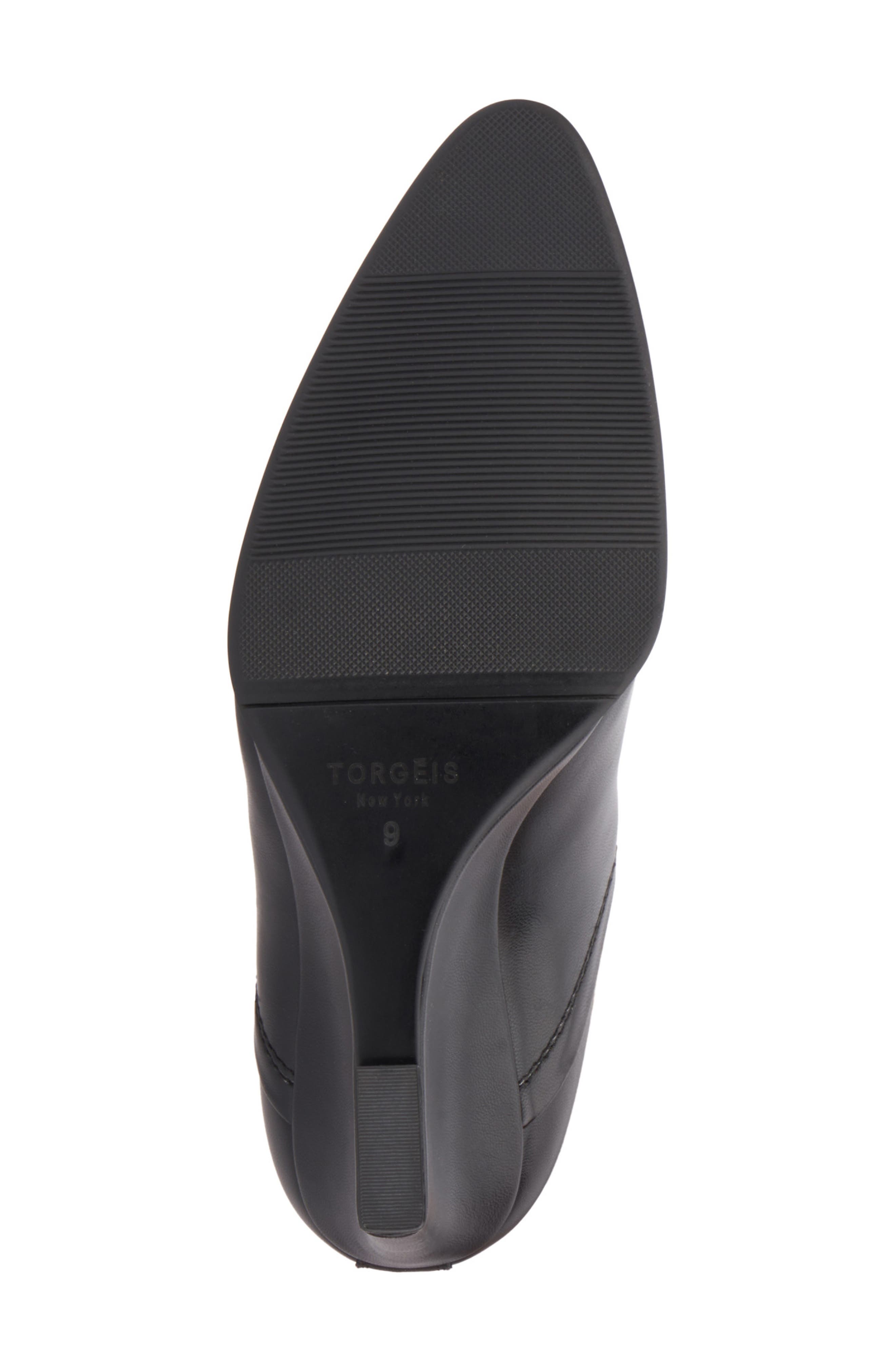 TORGEIS Notched Wedge Boot, Alternate, color, Black