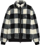 Givenchy Buffalo Check Fleece Zip Jacket