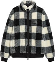 Givenchy Buffalo Check Fleece Zip Jacket