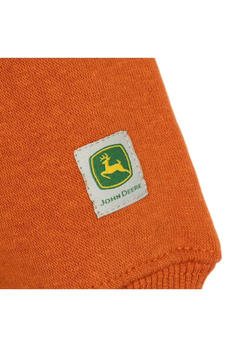 Holiday Fleece Pullover, Alternate, color, Pumpkin Orange
