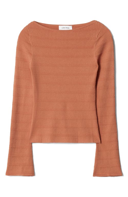 Shop & Other Stories Tobie Rib Top In Orange Medium Dusty