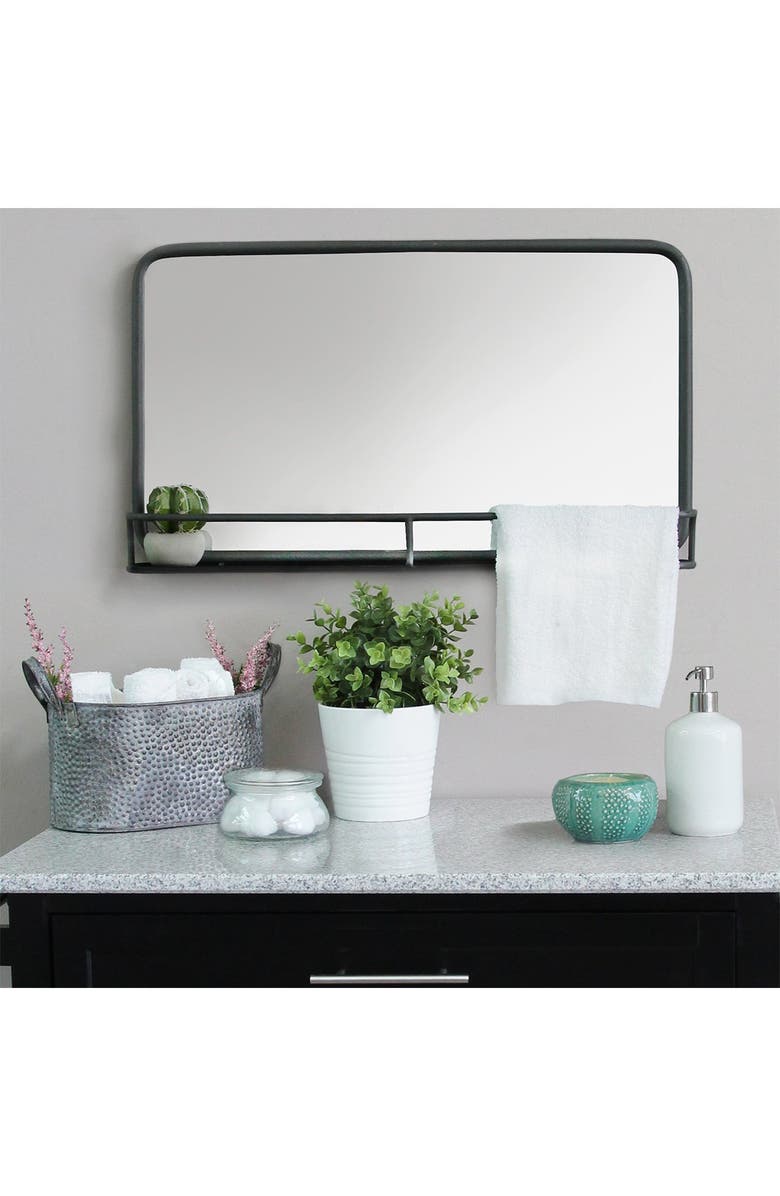 STRATTON HOME DECOR Antique Gold Vintage Scroll Wall Decor, Alternate, color,