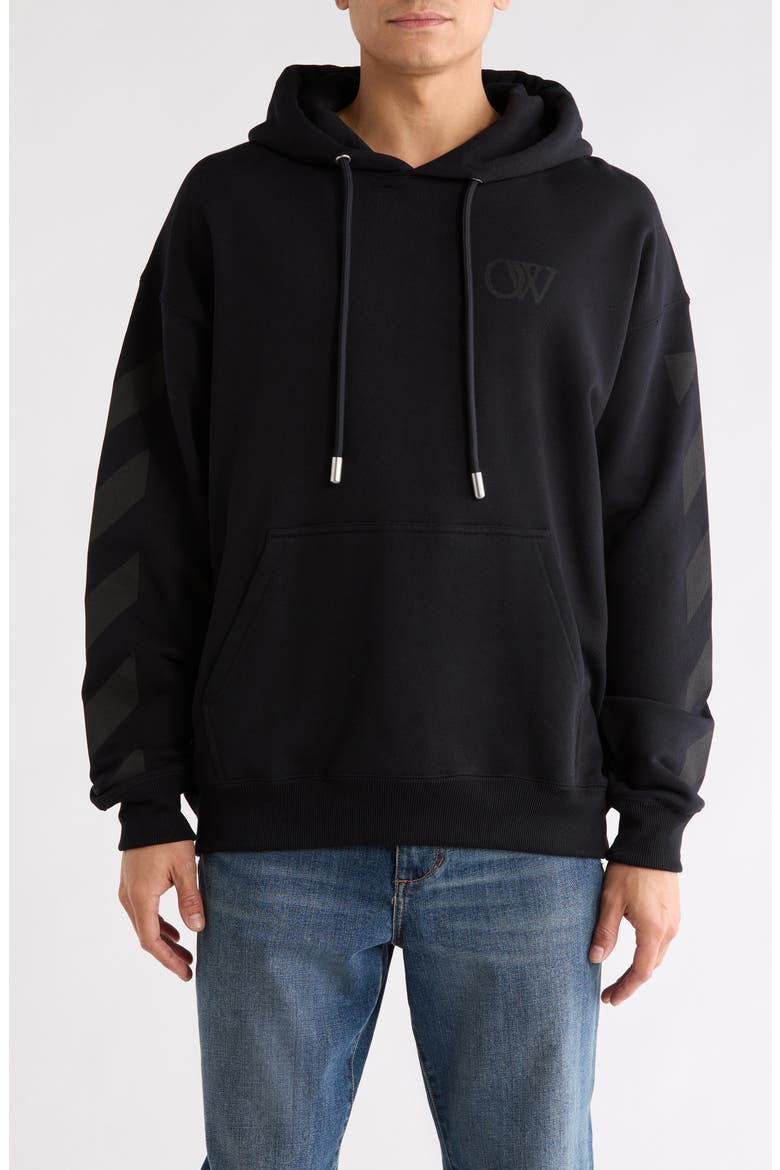 Diagonal Skate Hoodie, Main, color, BLACK-BLACK
