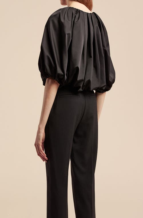 REBECCA TAYLOR REBECCA TAYLOR SATEEN BUBBLE TOP