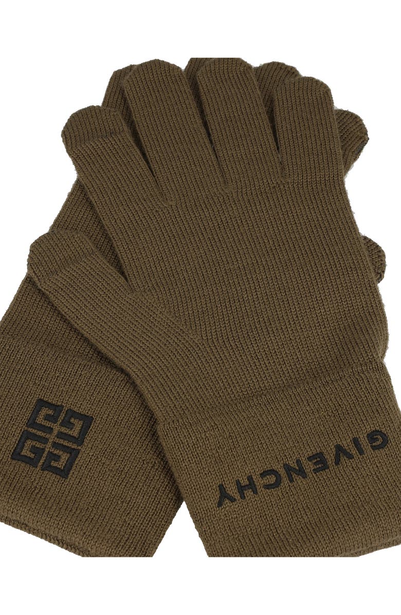 Givenchy Merino Wool Gloves, Alternate, color,