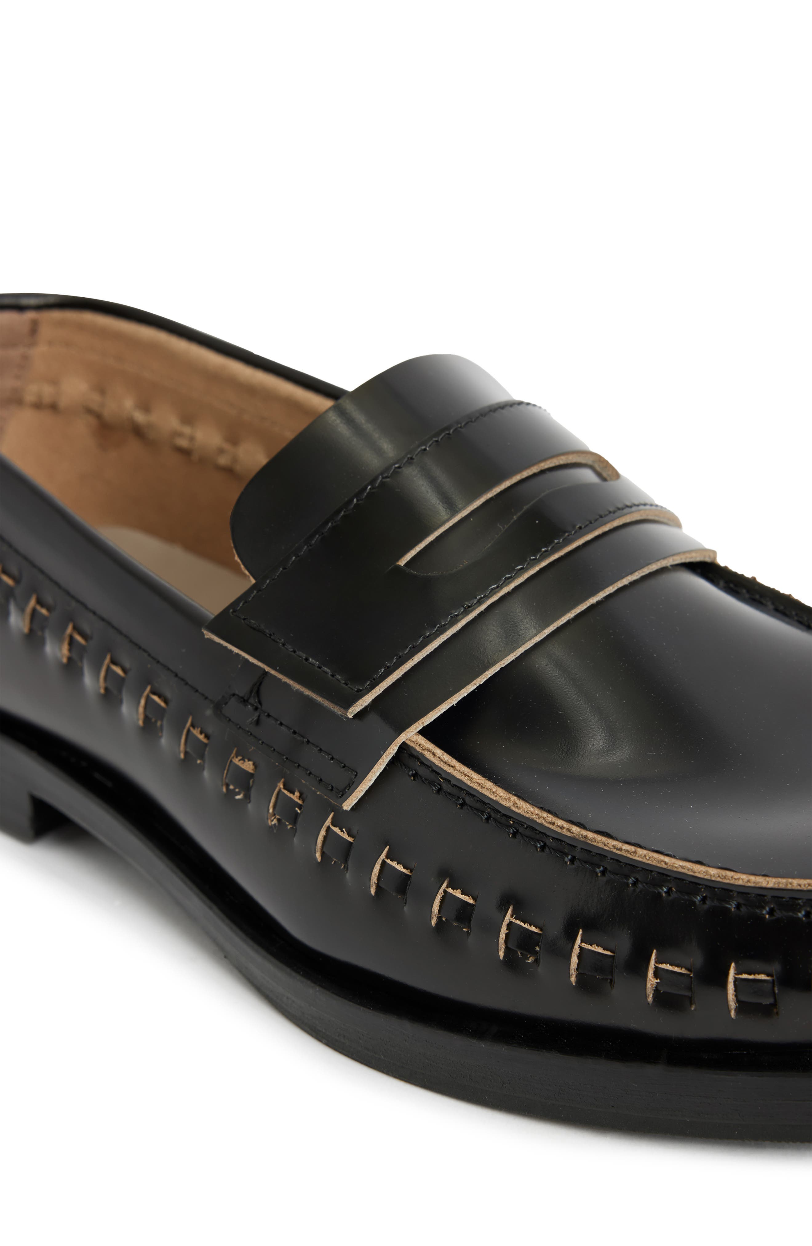 AllSaints Sofie Penny Loafer, Alternate, color, 