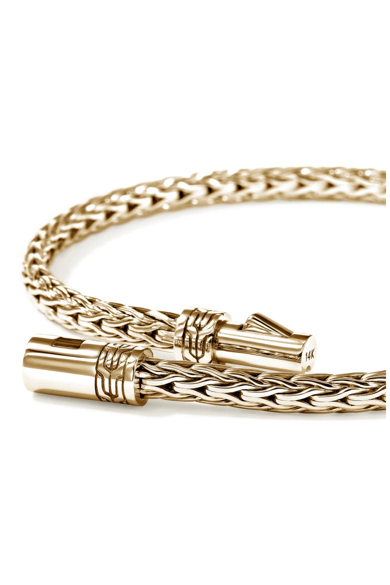 Icon Bracelet, 3.5mm, Alternate, color, GOLD