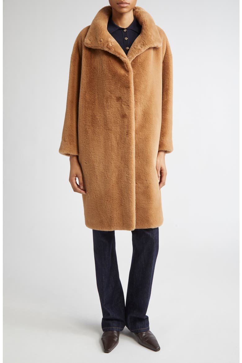 HERNO 24AW SOFT FAUX FUR COAT エコファーコート Dropped Shoulder Faux Fur Coat (Women) | Nordstrom