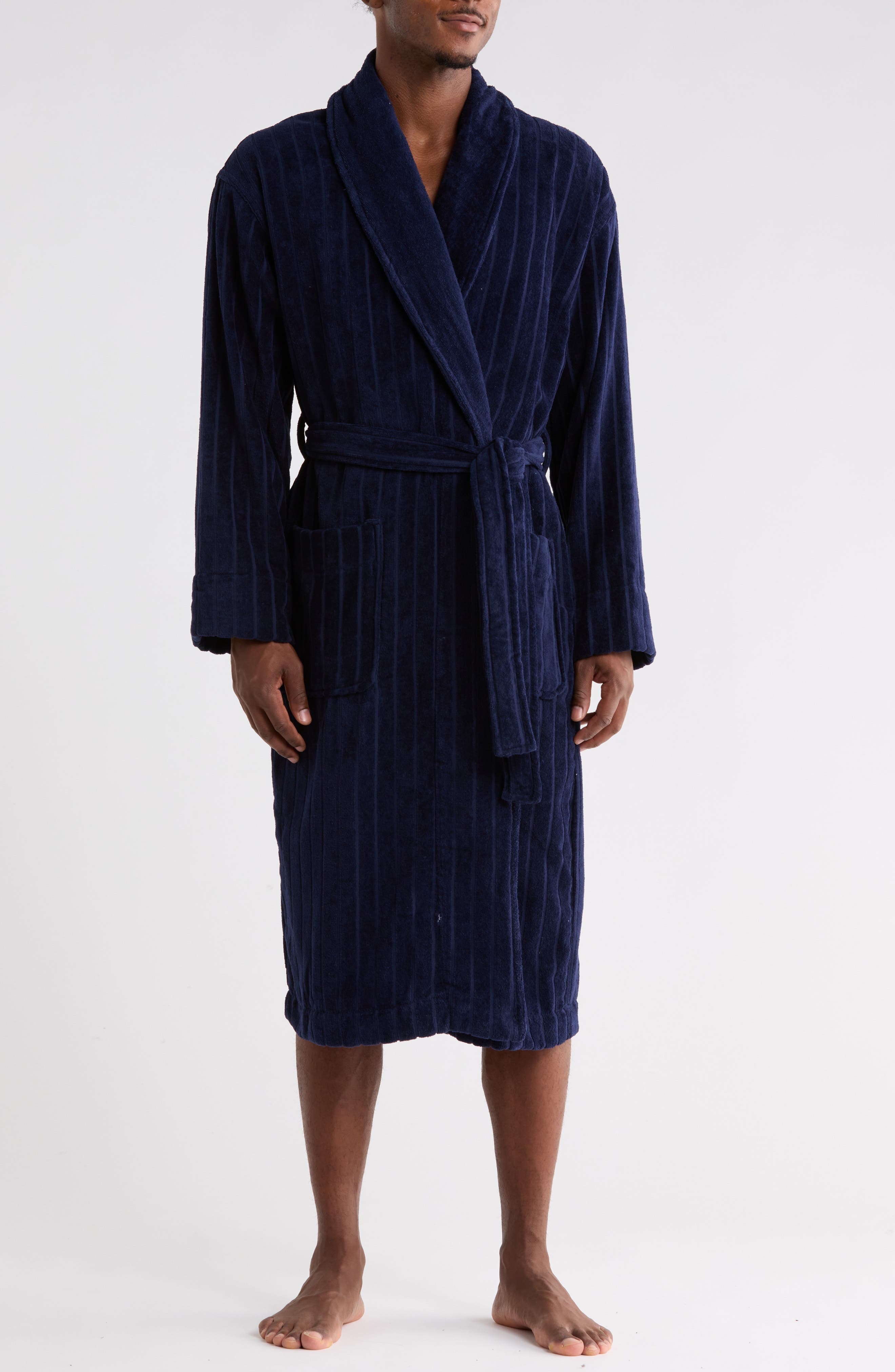 Textured Terry Velour Robe
