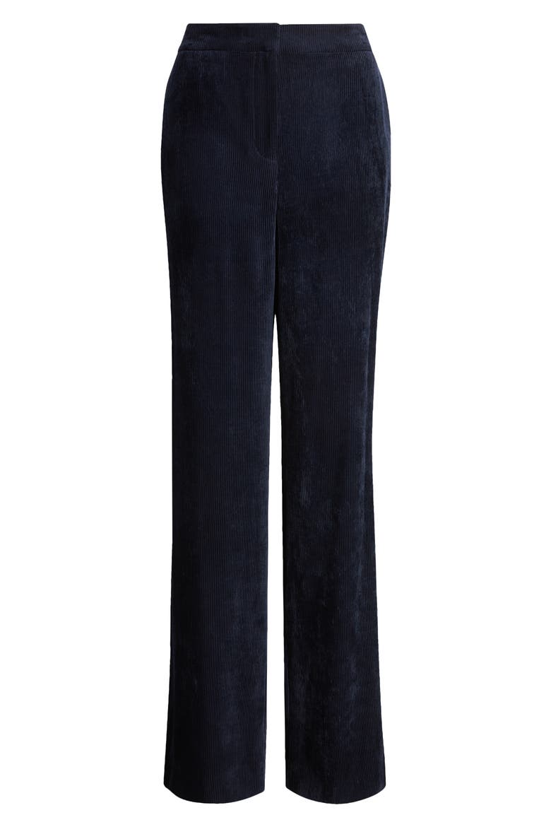 Soft Corduroy Straight Leg Pants, Alternate, color, NAVY