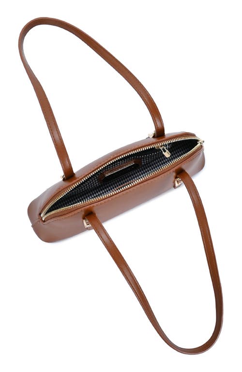 Madison West Mini Dome Shoulder Bag In Tan