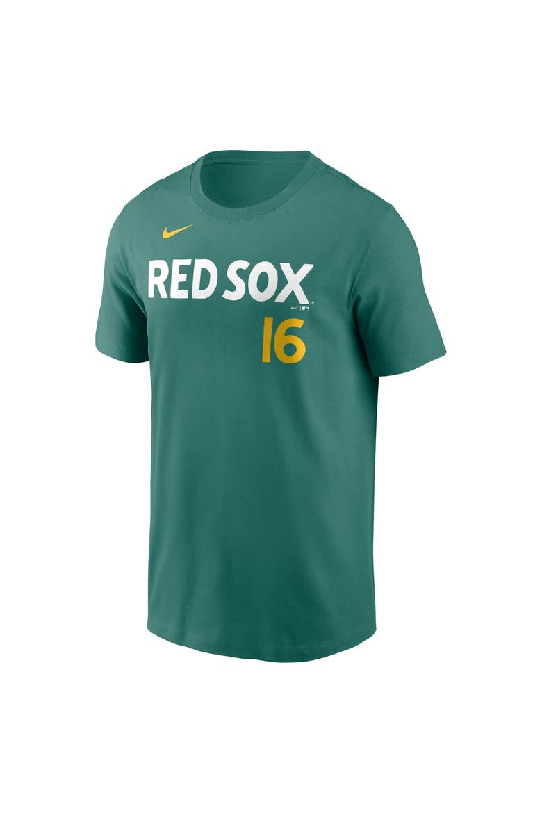 Men's Nike Jarren Duran Green Boston Red Sox 2025 City Connect Fuse Name & Number T-Shirt, Alternate, color, Green