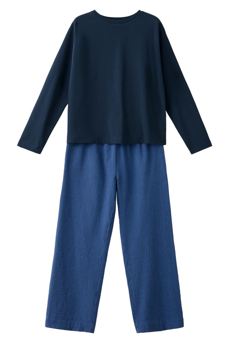 Cotton Pajamas, Main, color, NAVY