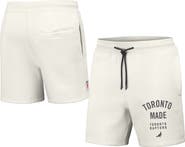 STAPLE Men's NBA x Staple Cream Toronto Raptors Heavyweight Fleece Shorts