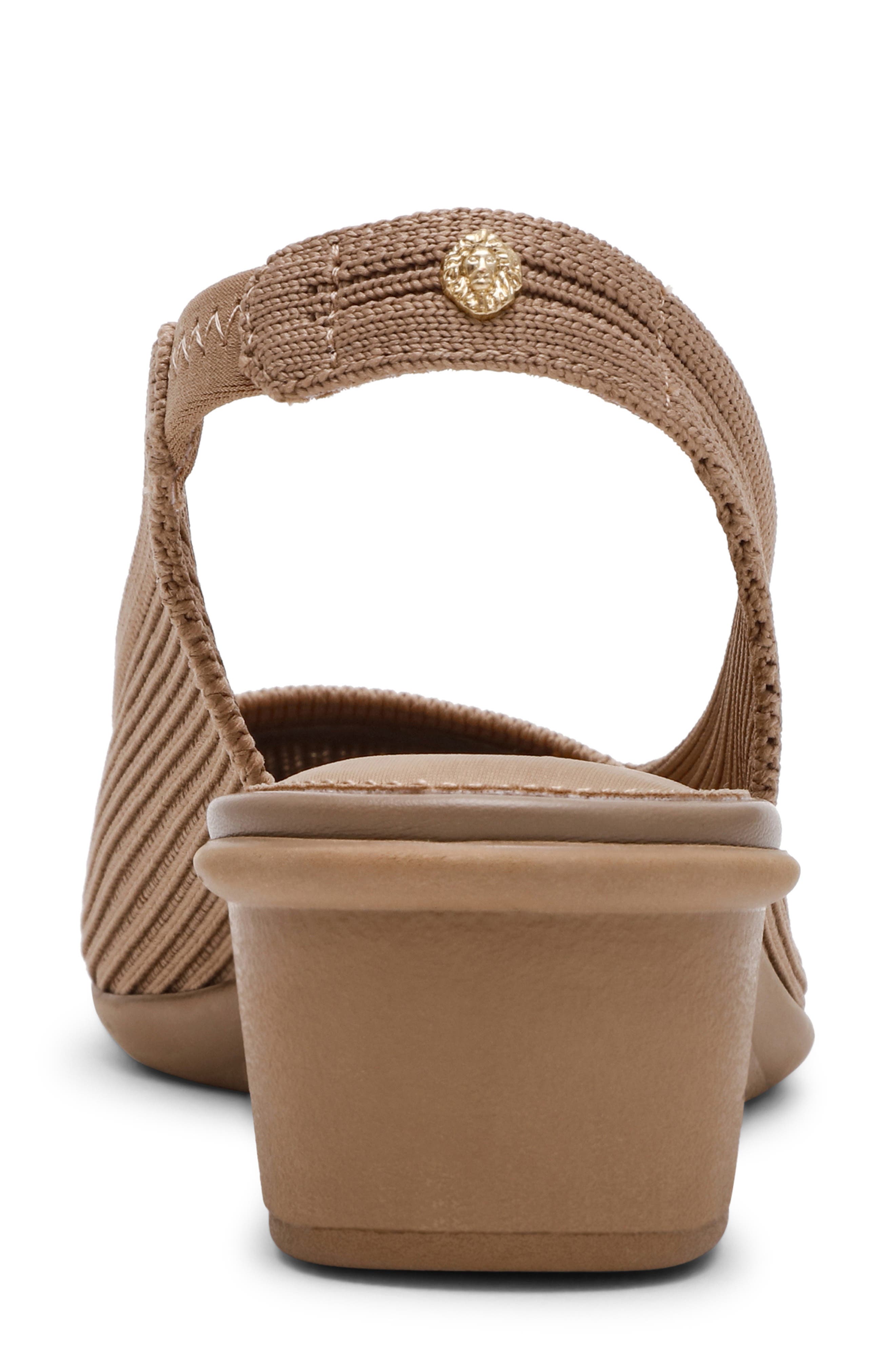 Witty Slingback Wedge Pump, Alternate, color, TAUPE KNIT