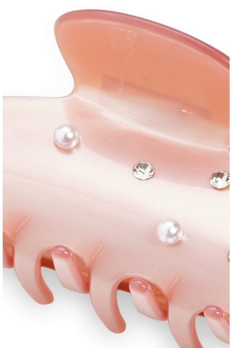 Lumina Embellished Claw Clip, Alternate, color, PALE MAUVE