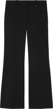 Burberry Wool Blend Tailored Trousers